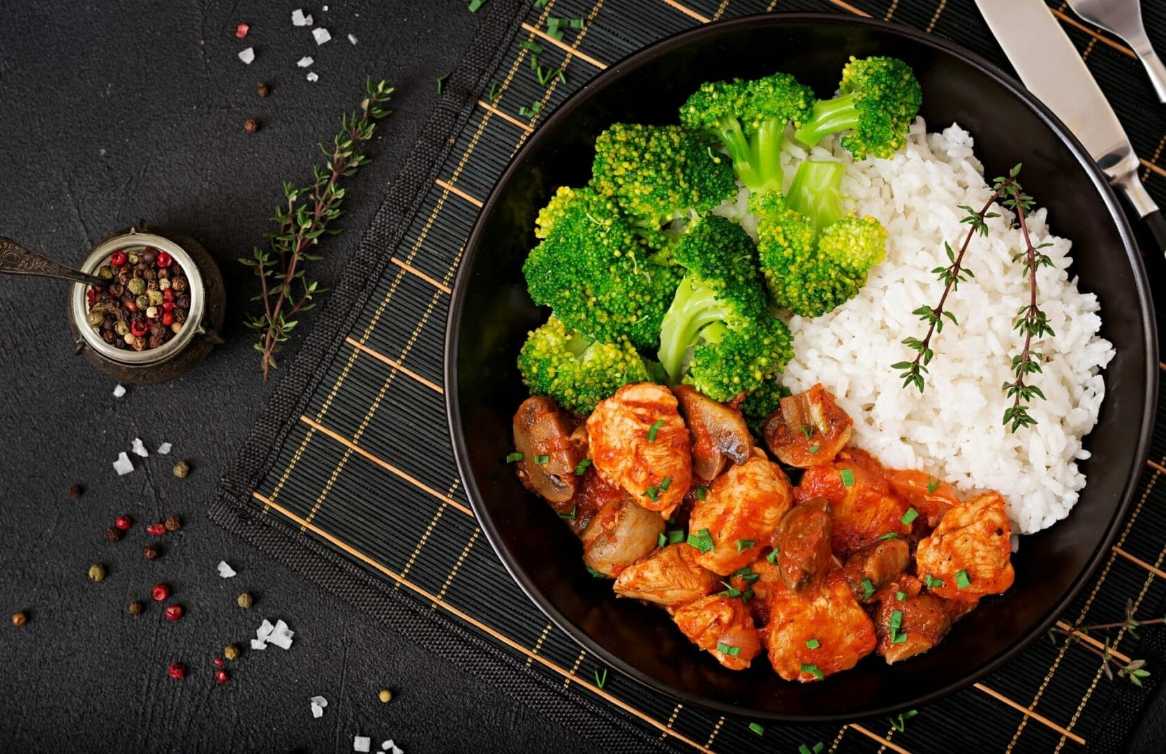 a plate of protein so the reader can see 